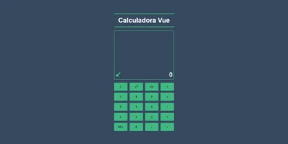 Interfaz calculadora VUE