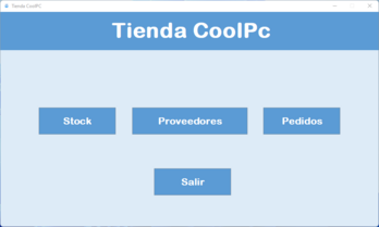 Menú principal de CoolPC