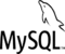 Logo de MySQL en blanco y negro